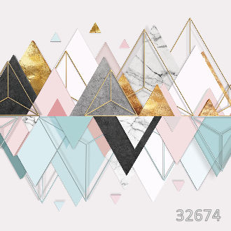 Mountains pink