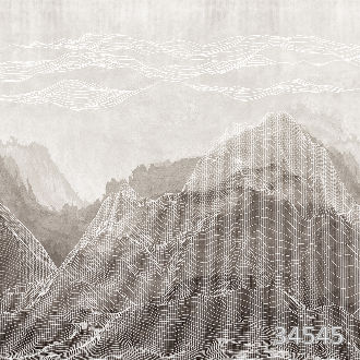 Mountains in line
