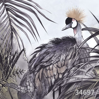 Stork in the jungle